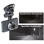 NavGear Full-HD-Dashcam MDV-2900 mit erstklassiger Nachtsicht, G-Sensor, H.264 NavGear Dashcams mit G-Sensor (Full HD)