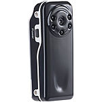 Somikon Mini-Überwachungs-Cam Raptor-720.ir mit HD-Video & Infrarot-Nachtsicht Somikon HD-Minikameras mit Nachtsicht und Bewegungssensoren