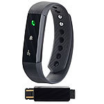 newgen medicals Fitness-Armband mit Schlaferkennung, Nachrichten, Bluetooth 4.0, IP67 newgen medicals Fitness-Armbänder mit Bluetooth