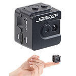 Somikon Ultrakompakte Micro-Videokamera mit HD-720p-Auflösung & LED-Nachtsicht Somikon Micro-Videokameras mit HD und Nachtsicht