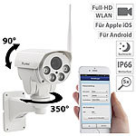 7links PTZ-Full-HD-IP-Überwachungskamera, WLAN,Nachtsicht (Versandrückläufer) 7links Outdoor-IP-HD-Kameras mit PTZ