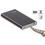 OctaCam 2in1-Powerbank mit Full-HD-Kamera und IR-Nachtsicht, 7.000 mAh, 1 A OctaCam Powerbanks mit integrierter Full-HD-Kamera
