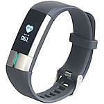newgen medicals Fitness-Armband mit Blutdruck-, Herzfrequenz- und EKG-Anzeige, IP67 newgen medicals Fitness-Armbänder mit Blutdruck-Anzeige und EKG-Funktion