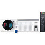 SceneLights LED-LCD-Beamer mit Media-Player, 1280 x 800 Pixel (HD) und 2.400 Lumen SceneLights LED-Heim-Beamer