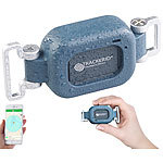 TrackerID WLAN-, GPS- & GSM-Live-Tracker mit App, Gegensprecher, Halterung, IP67 TrackerID Wasserdichte GPS-, WLAN- & GSM-Tracker mit Apps & SOS-Funktionen
