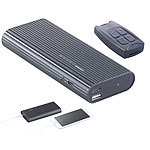 revolt Powerbank für USB-Mobilgeräte, 6.000 mAh, 1 A / 5 Watt revolt Powerbanks mit integrierter Full-HD-Kamera