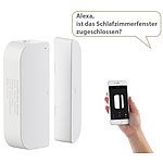 Luminea Home Control WLAN-Tür & Fensteralarm, kompatibel zu Amazon Alexa & Google Assistant Luminea Home Control WLAN-Tür & Fensteralarme, kompatibel zu Amazon Alexa & Google Assistant