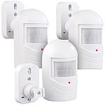 VisorTech 3er-Set Bewegungsmelder-Attrappe zur Einbrecher-Abschreckung, LED VisorTech Bewegungsmelder-Attrappen