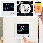 revolt WLAN-Thermostat für Fußbodenheizungen, für Siri, Alexa & GA revolt WLAN-Raumthermostate
