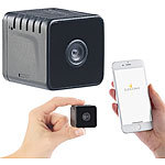 7links Full-HD-Mini-IP-Überwachungskamera mit WLAN, IR-Nachtsicht und App 7links HD-Micro-IP-Überwachungskameras mit Nachtsicht und App