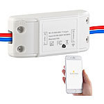 Luminea Home Control WLAN-Schalter für Licht & Co., für Amazon Alexa & Google Assistant Luminea Home Control WLAN-Schalter für 230 Volt