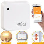 Luminea Home Control 4er-Set Wetterfeste WLAN-Licht- & Dämmerungs-Sensoren mit App, IP55 Luminea Home Control