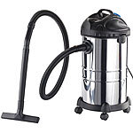Sichler Haushaltsgeräte Nass- & Trocken-Multi-Sauger, Edelstahlbehälter, Steckdose, 1000W, 30l Sichler Haushaltsgeräte Nass- & Trocken Mehrzwecksauger
