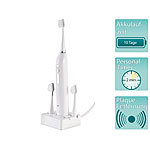 newgen medicals Elektrische Schallzahnbürste SW-28.k Premium-Set + Reise-Ladestation newgen medicals Schallzahnbürsten