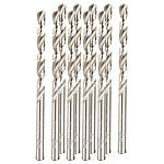 AGT HSS-Bohrer-Set für Metall, Titan-beschichtet, 5,0 mm, 10 Stück AGT Metall-Bohrer-Sets mit Zylinderschaft