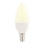 Luminea LED-Kerze, E14, A+, 6 Watt, 480 Lumen, warmweiß, 270°, B35 Luminea LED-Kerzen E14 (warmweiß)