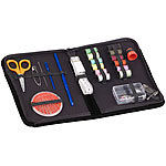 PEARL 59-teiliges Nähset im Reise-Etui inklusive Knöpfen, Schere & Maßband PEARL Nähsets in Aufbewahrungsboxen
