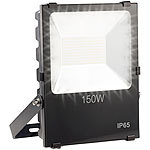 Luminea Wetterfester LED-Fluter, 150 W, 10.500 lm, IP65, 3.000 K, warmweiß Luminea Wetterfeste LED-Power-Fluter (warmweiß)