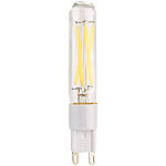 Luminea LED-Filament-Stiftsockellampe G9, 3,6 W, 360 lm, warmweiß 2.700 K, A+ Luminea LED-Filament-Stifte G9 (warmweiß)
