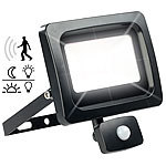 Luminea LED-Fluter mit PIR-Sensor, 30 Watt, 2.400 lm, tageslichtweiß, IP44 Luminea LED-Fluter mit Bewegungsmelder (tageslichtweiß)