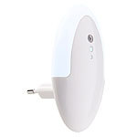 Lunartec LED-Steckdosen-Nachtlicht mit Dämmerungs-Sensor, 6 Lumen, 4 LEDs Lunartec LED-Steckdosen-Nachtlicht mit Dämmerungssensor