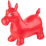 Playtastic Aufblasbares Hüpf-Pferd aus elastischem Kunststoff, rot Playtastic Hüpftiere