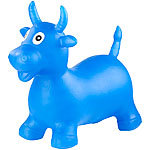 Playtastic Aufblasbare Hüpf-Kuh aus elastischem Kunststoff, blau Playtastic Hüpftiere