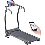 newgen medicals Profi-Laufband mit App, Bluetooth, 12 Programmen, 10 km/h, 600 Watt newgen medicals Laufbänder mit Bluetooth und App