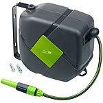 Royal Gardineer Gartenschlauch mit Wand-Box zum automatischen Aufrollen, 10 m Royal Gardineer Gartenschläuche mit Wand-Boxen zum automatischen Aufrollen