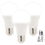 Luminea 3 LED-Lampen mit Radar-Bewegungs- & Lichtsensor, 12 W, E27, TW Luminea LED-Lampen mit Radar-Bewegungsmelder und Dämmerungssensor
