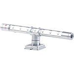 Lunartec Flexible 4in1-LED-Unterbauleuchte, mattsilber, tageslichtweiß, 35 lm Lunartec LED-Unterbauleuchten