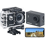 Somikon UHD-Action-Cam DV-3717 mit WLAN, Sony-Bildsensor und App, IPX8 Somikon UHD-Action-Cams