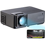 SceneLights LED-LCD-Beamer mit WLAN, Media-Player, 1280x800 Pixel (WXGA), 3.000 lm SceneLights LED-Heim-Beamer mit WLAN