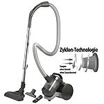 Sichler Haushaltsgeräte Beutelloser Zyklon-Staubsauger mit HEPA-Luftfilter, 800 Watt, 2,6 kg Sichler Haushaltsgeräte Zyklon-Staubsauger
