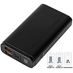 revolt Powerbank, Quick Charge 3.0 & USB Typ C PD, 10.000 mAh, bis 3 A, 18 W revolt Powerbanks mit Quick Charge 3.0 & USB Typ C