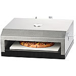 Rosenstein & Söhne Pizzaofen-Grillaufsatz mit Steinplatte & Temperaturanzeige bis 300 °C Rosenstein & Söhne Pizzaofen-Grillaufsätze