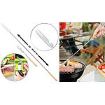 infactory 2er-Set 3in1-Teleskop-Messer, Grillgabel & Flaschenöffner, bis 67,5 cm infactory 3in1-Teleskop-Messer, Grillgabeln & Flaschenöffner