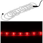 Lunartec LED-Lichtschlauch für innen 10 Meter, rot Lunartec LED Lichtschläuche