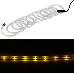 Lunartec LED-Lichtschlauch für innen 10 Meter, gelb Lunartec LED Lichtschläuche
