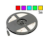 Lunartec LED-Streifen LC-500N, 5 m, RGB, Innenbereich Lunartec LED-Lichtbänder