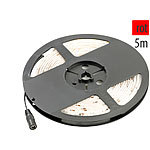 Lunartec LED-Streifen LE-500RA, 5 m, rot, Outdoor IP65 Lunartec LED-Lichtbänder Outdoor