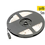 Lunartec LED-Streifen LE-500YA, 5 m, gelb, Outdoor IP65 Lunartec LED-Lichtbänder Outdoor