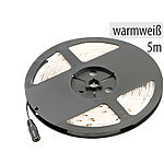 Lunartec LED-Streifen LE-500MN, 5 m, warmweiß, Innenbereich Lunartec LED-Lichtbänder
