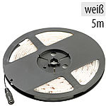Lunartec LED-Streifen LE-500MA, 5 m, weiß, Outdoor IP65 Lunartec LED-Lichtbänder Outdoor