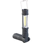 Lunartec Kabellose Gelenk-Arbeitsleuchte AL-430.dk mit COB-LED, 4 W, 310 lm Lunartec LED-Werkstattlampen mit Magnet