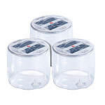 Lunartec Aufblasbare Solarlaterne mit 10 SMD-LEDs, 3er Set Lunartec Solar Camping-Laternen