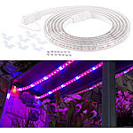 Lunartec 12 Meter LED-Pflanzen-Wachstums-Streifen, rot & blau, mit Netzteil Lunartec