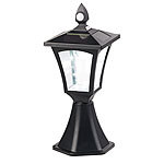 Royal Gardineer Solar-LED-Standleuchte, PIR-Sensor, Dämmerungssensor, 100 lm, IP44 Royal Gardineer Solar-Standleuchten kurz mit Dämmerungs- und Bewegungssensor