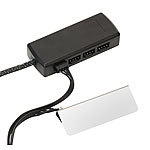 Lunartec LED-Glasbodenbeleuchtung mit Fernbedienung: 6 Klammern mit 18 RGB-LEDs Lunartec