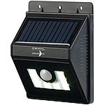 Lunartec Solar-LED-Wandleuchte mit Bewegungsmelder, Dimm-Funktion, 180 lm, IP44 Lunartec Solar-LED-Wandlichter mit Nachtlicht-Funktion